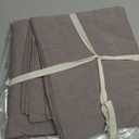 LBRO2M 100% Linen Sheet Set Queen Size, Bed Sheets 4 Piece Sets, Solid Color Natural Flax Bed Sheets Soft Breathable Bedding,16" Deep Pocket,All Season (Queen, Linen)