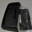 Muslogy Dashboard Storage Box Compatible with 2021 2022 2023 2024 GMC Yukon Chevy Tahoe Suburban Accessories Insert Behind Screen Console Organizer for Tahoe Suburban 2021-2024 Not for Denali(Black)