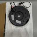 Globe Electric 67135 72" Torchiere Floor Lamp and Adjustable Reading Light, Matte Black, Frosted Shade, Dual Rotary Switch, 3-Step Dimming, Modern Lighting for Living Room or Office