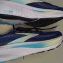 Brooks Women’s Ghost 17 Neutral Running Shoe - Navy/Green/Turquoise - 10 Medium