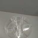 360-Degree Rotating Makeup Organizer, 6 Compartments, Clear Cosmetic Display Case with Lazy Susan Turntable