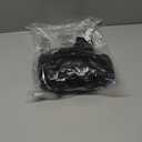 AULKEEP Womens Goth Punk Iron Chain Strap Hooded Crop Tops Cotton Black Hoodie Pullover Sweatshirt (XX-Large)