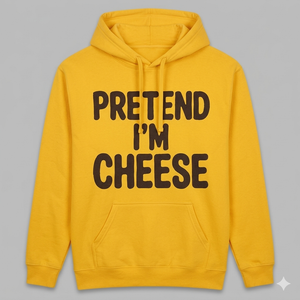 Merch on Demand Blank  STANDARD_PULLOVER_HOODIE Unisex Medium Lemon Yellow