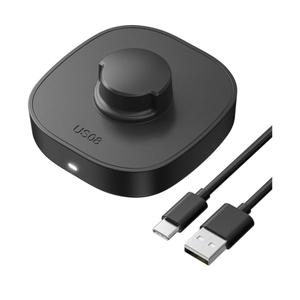 Compatible with O-ra Gen3 Charger Size 8, Fast and Safe Charging Dock with USB-C Cable, Travel-Friendly Design for Smart Ring (Black)