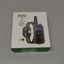 Dog Shock Collar with Remote, Dog Training Electric Collar, Waterproof Rechargeable, 1640ft Dog Shock Collar with LED Light, Beep, Vibration, Shock for Medium/Large 3 Electronic Collars Dogs