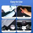 Upgraded Sunshade, Improved UV Protection Fabric, Foldable Front Sun Shade, Custom Accessories for Tesla Model 3/Y/Y Juniper 2016 to 2026