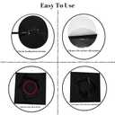 2 x ATMEET Graduation Cap Headband Secures Your Grad Cap Upgrade Insert Hairstyle Hat Accessories Hairband for Graduates Gift