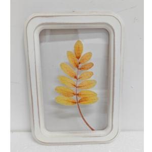 Holiday Home 11.8 Inch Yellow Leaf Wall Decor (4pk)