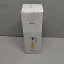 Vucchini Large Olive Oil Dispenser Bottle 17 oz - Auto Flip Condiment Container - Leakproof Vinegar Dispenser Glass Cruet Stainless Steel