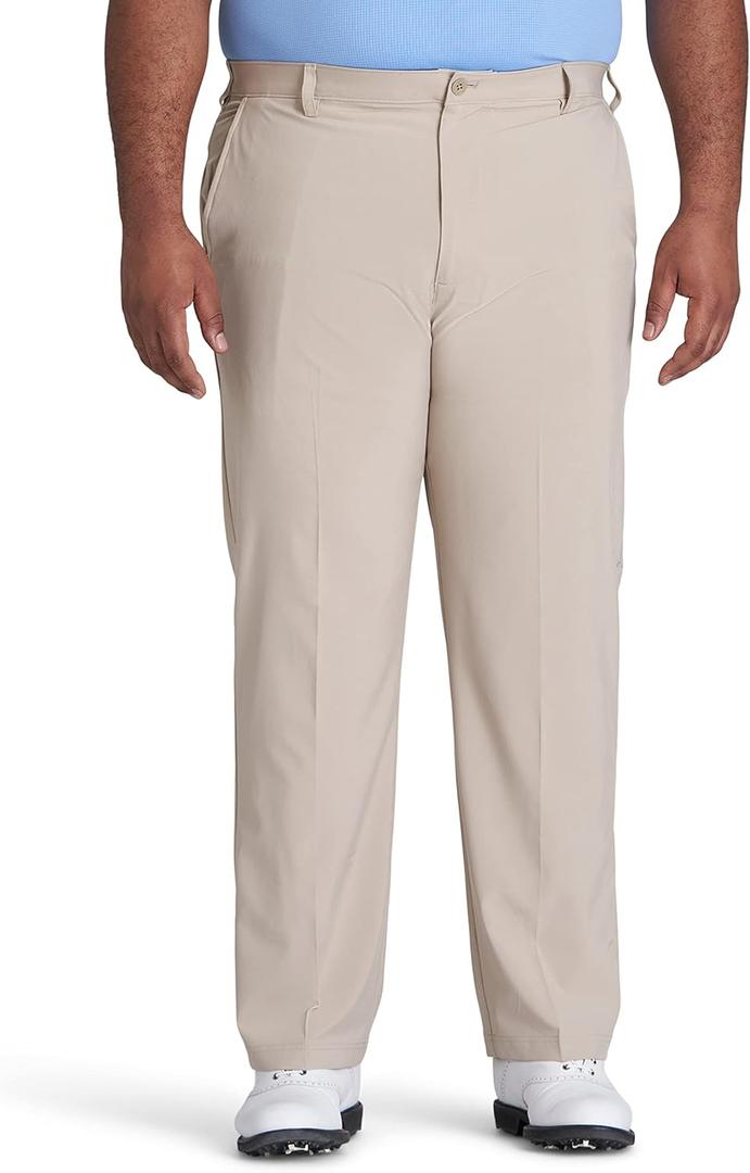 IZOD Men's Big & Tall Golf SwingFlex Straight Fit Pant, Red Khaki, 44W x 32L Big Tall IZOD Men's Big & Tall Golf SwingFlex Straight Fit Pant, Red Khaki, 44W x 32L Big Tall