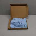 Wokceer 6FT Wedding Arch Backdrop Cover Spandex Fitted Wedding Stand Covers Round Top Chiara Arch Backdrop Cover for Birthday Party Ceremony Banquet Decoration Dusty Blue