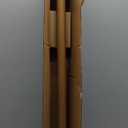 Adjustable 36-72 Inch Faux Wood Curtain Rods for Windows, 1-1/8" Heavy DutyCurtain Rod with Flying Bird Finials, Single Decorative Window Drapery Rod for Patio Door