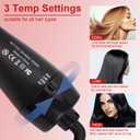 Blow Dryer Brush Straightener, Detangling Straightening Smoothing in One Step, Reduce Frizz More Shiny for Salon-Quality Smooth Straight Hair Dryer Brush