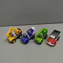 Kidzlane Sand Trucks - Toddler Trucks Set for 3-5 Year-Old Boys - Exciting Beach and Sandbox Construction Vehicle Toys - Safe & Durable - 4-Pack - Ideal Gift for Kids - 9x6x2 inches