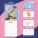 3 x Funny White Elephant Gag Gift Calendar 2026, Fu-ck It Again Swear Wall Calendar for Tired-Ass Women, From Jan 2026 to Dec 2026, 8.5"x11"