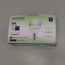 Lightinginside E12 Matter Smart Light Bulbs Compatible with Alexa/Siri/Apple Home/Google Home/SmartThings, G16.5 RGBCW Candelabra Ceiling Fan Bulb, 50W Equivalent 5W 550LM, 2.4G WiFi, ETL Listed, 4PCS