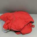 Lelepet Warm Dog Coat Waterproof Dog Jacket Reflective Fleece Vest with Adjustable Buckle Hook & Loop, Windproof Winter Jacket Dogs Coats for Small Medium Large Dogs, Red, XXXL (3XL)