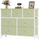 OLIXIS 7 Drawer Fabric Dresser, Storage Tower for Bedroom and Closet