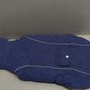 Malier Dog Winter Coat, Windproof Dog Cold Weather Coats with Real Pocket, Winter Extra Warm Pet Coat Fleece Jacket Reflective Clothes for Small Medium Large Dogs and Puppy (Blue, Large)