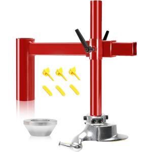 Manual Tire Changer Duck Head Kit with Silver Cone, Cast Steel Duck Head Tire Changer, Fit for Most Car Tires