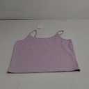 PINKMSTYLE Women's Basic Double Lined Scoop Neck Tank Tops Adjustable Cami Tank Summer Sleeveless Tops (XX-Large, Lavender)