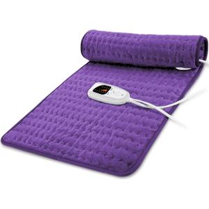40X20 Inch Electric Heating pad for Back Neck Shoulder Knee Arms Legs- Electric Heat Pads with 6 Heat Settings & Auto Shut Off &Dry/Moist Heat Heating Pad for Birthday Mother Father Girl Men Women