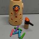 TOP BRIGHT Montessori Toys for 2 Year Old Girl and Boy, Fine Motor Skills Toddler Toys Age 2-4, Woodpecker Worm Toy Magnetic Bird Feeding Game