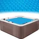 Spa and Hot Tub Cover - 7  7 FT 16-mil Square Hot Tub Thermal Insulation Solar Blanket Bubble Cover, 210  210 CM