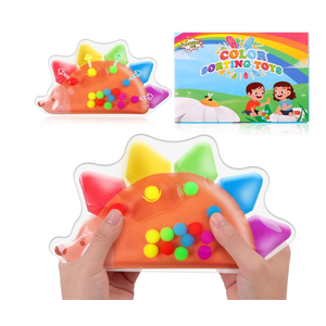 Ainiv Color Sorting Toys Sensory Toys for Toddlers, Color Matching Educational Toy for Autism & Fine Motor Skills, Montessori Math Skills Games for Kids Boys Girls Ages 3-6 Years, Hedgehog