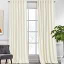 Luxury Velvet Blackout Curtains for Bedroom Living Room 2 Pack 62"×120"