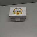 3 x Gifts for Women - Cute Cheer Up Gift for Wife, Sunflower Gifts for Women, Positive Crochet Gift for Grandma, Sister, Daughter, Granddaughter, Friend