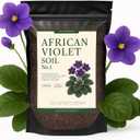 Premium African Violet Soil  Organic, Nutrient-Rich Potting Mix for Saintpaulia  Promotes Strong Roots, Consistent Moisture & Vibrant Blooms  Fast-Draining & Ready to Use (4 QTS)