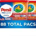 Persil Discs Laundry Detergent Pacs, Oxi, 44 Count, Pack of 2, 88 Total Loads