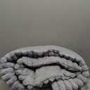 Bedsure Grey Throw Blanket for Couch - GentleSoft Cozy Soft Blankets for Women, Cute Small Fleece Throws for Girls, Light Grey, 50x60 Inches