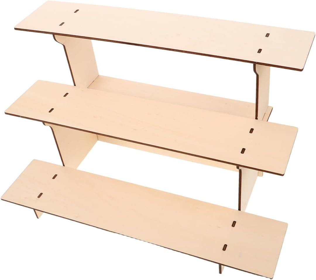 Tiered Jewelry Display Stand Portable Organizer for Earrings Necklaces Rings Elegant Aesthetic for Retail Home Use Travel Friendly Jewelry Rack