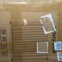 DEARBB Extra Wide Baby Gate Ultra Narrow Spacing 30.11-77.36" Pressure Mounted Double Lock Swing Auto Close Walk Through Metal Safety Pet Gate for Stairs and House Doorway Kitchen