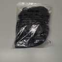 ANOGOL Hair Cap+Short Black Curly Wigs with Middle Part for Women Synthetic Wig Black Anime Wigs Princess Cosplay Wig for Halloween Party Christmas Costume (1 Count (Pack of 1))