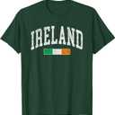 Vintage Ireland Flag Irish Retro Throwback Men's Women's Kids T-Shirt, S