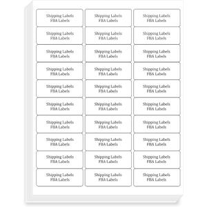 FungLam 1" x 2-5/8" Shipping Address Labels 900 Label Stickers Paper for Laser/Inkjet Printer 30 per Page Printable Mailing Labels (30 Sheets, 900 Labels)