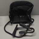 Hook On Chair, Portable Baby Feeding Seat Attached to Table - Clip On High Chair With Fold-Flat Storage Bag, Easy Clean Fast Table Seat for Home and Travel, Tight Fixing and Anti Drop Toddler Seat (Black1)