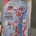 Huffy Disney Princess 12" Pink Girls' Bike, Ideal for Ages 3-5 Years Old, Removable Training Wheels, Sturdy and Durable, Heart Shaped Basket, Shimmering Streamers, Adjustable Comfort