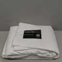 Amazon Basics Lightweight Super Soft Easy Care Wrinkle Free Microfiber 3 Piece Bed Sheet Set with 14-Inch Deep Pockets, Twin, Bright White, Solid, Kids, Men & Women Bedding