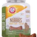 Arm & Hammer for Pets Nubbies Dental Treats for Dogs with Baking Soda and Calcium, Treat Chews Help Fight Bad Breath, Plaque & Tartar, Chicken, Value Bucket, 139 Pcs (Packaging may vary)