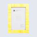 Handicrafts Home 4x6 Picture Frames - Vintage Style Wall Hanging & Desk Decor – Farmhouse Photo Frames Ideal for Living Room, Office & Home Decor Picture Frame for Family Pictures & Wall Decor, Yellow