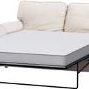 Custom Slipcover Replacement The Ektorp Two Seater Sofa Bed Cover Replacement is Custom Made for IKEA Ektorp 2 Seater Sleeper Only, A Quality Sofa Slipcover Replacement (Polyester Flax Beige)
