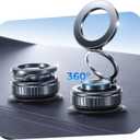 Upgraded for Magsafe Car Mount [119+LBS Suction & Metal] 360 Adjustable Magnetic Phone Holders for Your Car Cell Phone Vacuum Mount for Car Accessories for iPhone 17 16 Pro Max 15, Gifts Women Men, Black