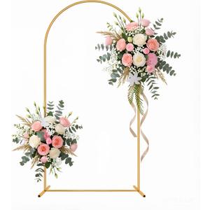 Metal Arch Backdrop Stand for Wedding, Parties, Birthday, Baby Shower, Graduation, Bridal Shower, Garden, Floral, Balloon Decoration (6.6FT)