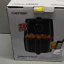 Chefman TurboFry 5-Quart Air Fryer, Integrated 60-Minute Timer for Healthy Cooking, Cook with 80% Less Oil, Adjustable Temperature Control, Nonstick Dishwasher-Safe Basket and Tray, Black