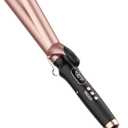 YEEGOR 1 1/4 inch Curling Iron,Extra Long Barrel Culing Wannd,100-240V Dual Voltage Hair Curler for Big Wave Curls,12 Temps
