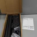 WALI Floor TV Stand with Power Outlet, Tall TV Stand Mount for 32-75 inch TV up to 110 lbs, Swivel and Height Adjustable TV Stands with Wood Base for Bedroom, Office(TVDVD-7P), Black